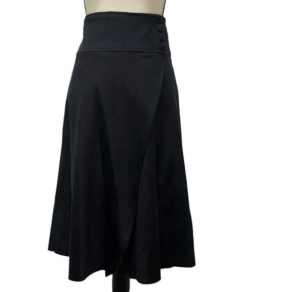 Oasap Asymmetrical Slit Velour Skirt - Picture 1 of 10